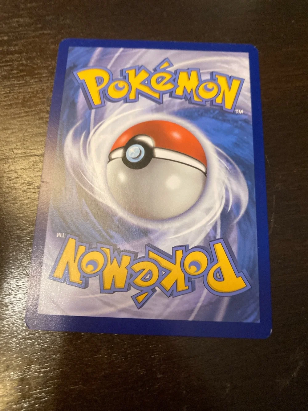 Pokemon Snorlax Card - Yellow Border, Blue Illustration